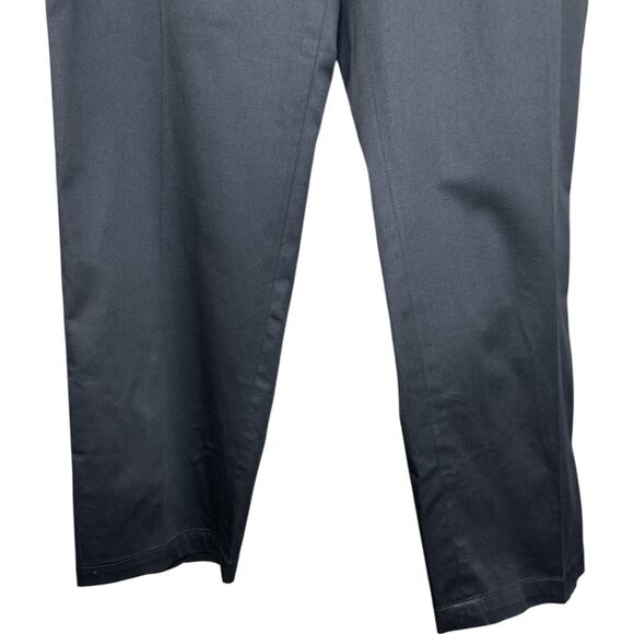 Willi Smith Stretch Black Pants Size 14 Gingham Trim Career Trousers NWT - Picture 6 of 15